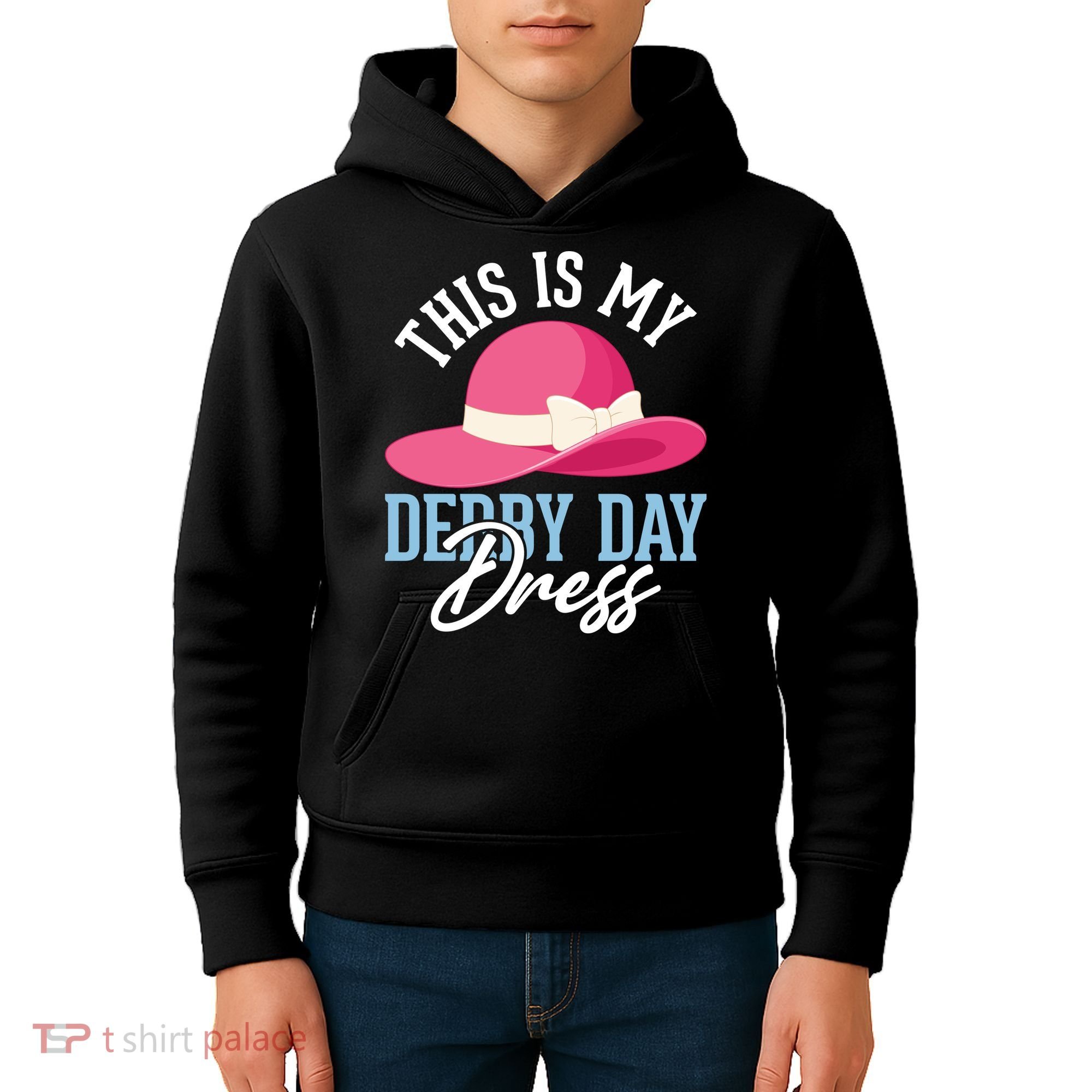 This Is My Derby Day Dress Kids Hoodie