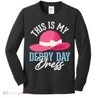 This Is My Derby Day Dress Kids Long Sleeve Shirt thumb 0