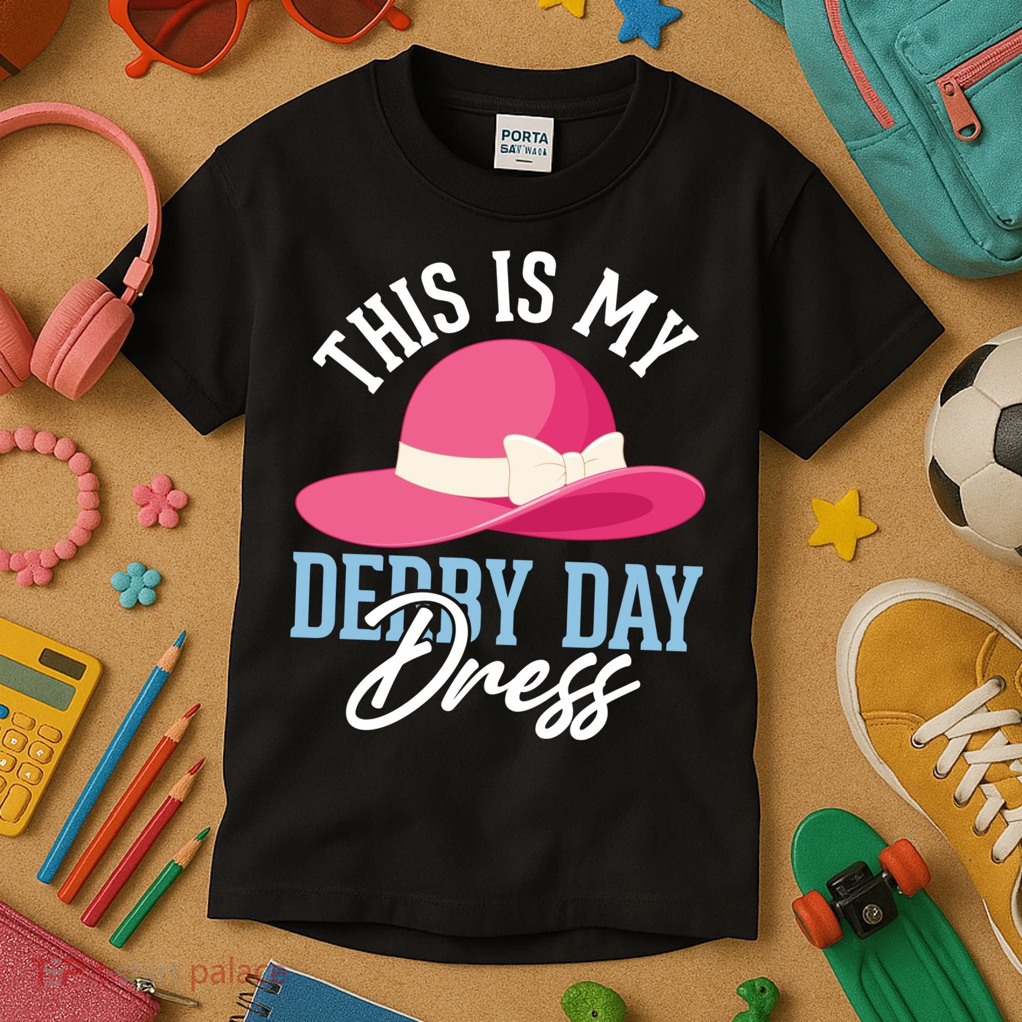 This Is My Derby Day Dress Kids T-Shirt