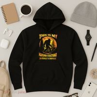 This Is My Human Costume I'm Really A Bigfoot Hoodie thumb 3