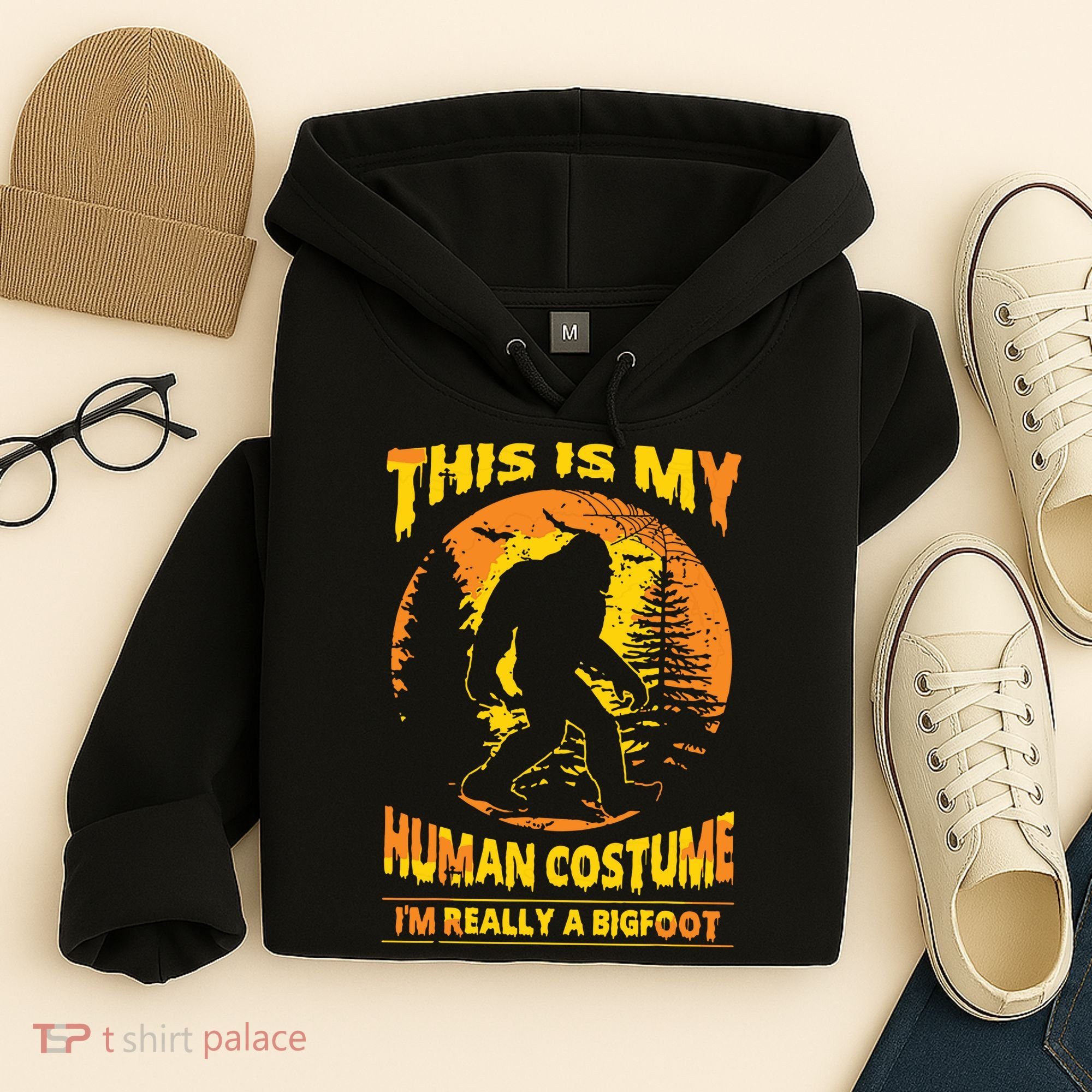 This Is My Human Costume I'm Really A Bigfoot Hoodie