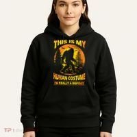 This Is My Human Costume I'm Really A Bigfoot Hoodie thumb 5