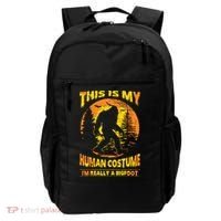 This Is My Human Costume I'm Really A Bigfoot Backpack thumb 0
