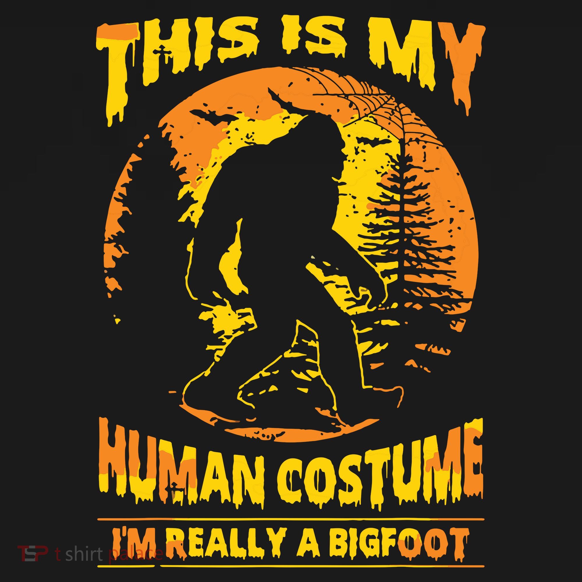 This Is My Human Costume I'm Really A Bigfoot Coaster