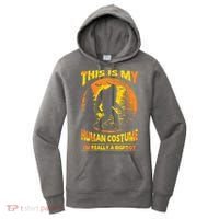 This Is My Human Costume I'm Really A Bigfoot Women's Hoodie thumb 0