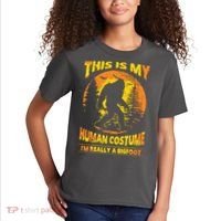 This Is My Human Costume I'm Really A Bigfoot Kids T-Shirt thumb 2