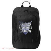 This Is My Ren Faire Costume Funny Renaissance Fair Graphic City Backpack thumb 0