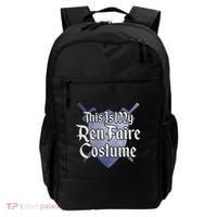 This Is My Ren Faire Costume Funny Renaissance Fair Graphic Backpack thumb 0