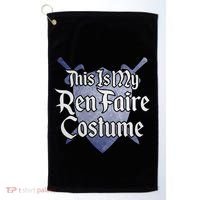 This Is My Ren Faire Costume Funny Renaissance Fair Graphic Golf Towel thumb 0