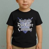 This Is My Ren Faire Costume Funny Renaissance Fair Graphic Toddler T-Shirt thumb 2