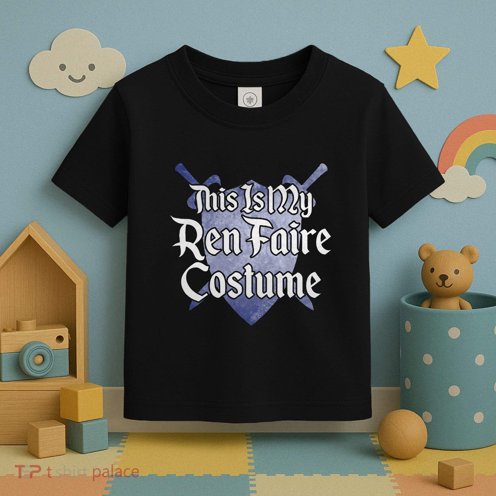 This Is My Ren Faire Costume Funny Renaissance Fair Graphic Toddler T-Shirt