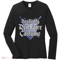 This Is My Ren Faire Costume Funny Renaissance Fair Graphic Women's Long Sleeve Shirt thumb 0