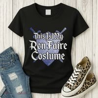 This Is My Ren Faire Costume Funny Renaissance Fair Graphic Women's T-Shirt thumb 3