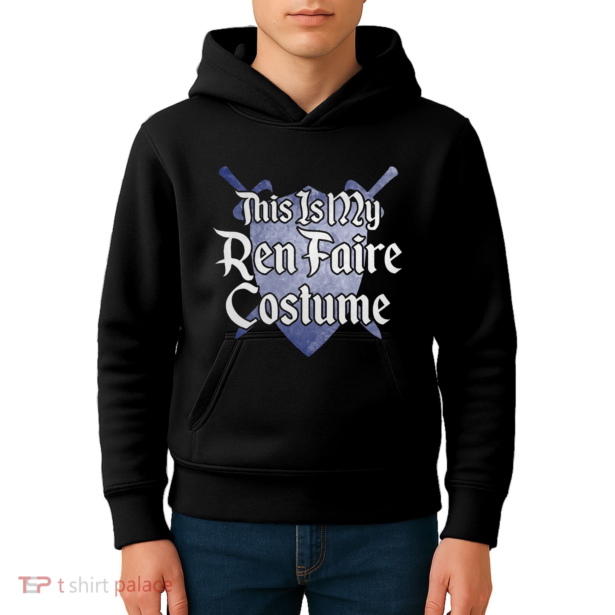 This Is My Ren Faire Costume Funny Renaissance Fair Graphic Kids Hoodie