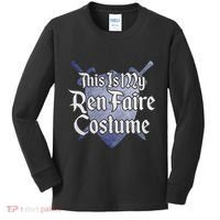 This Is My Ren Faire Costume Funny Renaissance Fair Graphic Kids Long Sleeve Shirt thumb 0