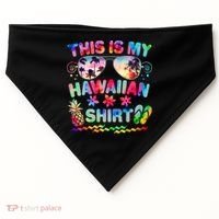 This Is My Hawaiian Shirt Tie Dye Sunglasses USA-Made Doggie Bandana thumb 0