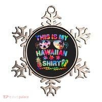This Is My Hawaiian Shirt Tie Dye Sunglasses Ornament thumb 0
