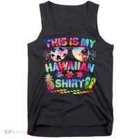 This Is My Hawaiian Shirt Tie Dye Sunglasses Tank Top thumb 0