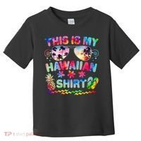 This Is My Hawaiian Shirt Tie Dye Sunglasses Toddler T-Shirt thumb 0