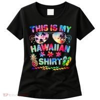 This Is My Hawaiian Shirt Tie Dye Sunglasses Women's T-Shirt thumb 0