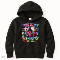 This Is My Hawaiian Shirt Tie Dye Sunglasses Kids Hoodie thumb 0