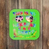 This Is My Hawaiian Shirt Tie Dye Sunglasses Coaster thumb 0