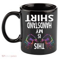 This Is My Handstand Shirts Gymnastics Gymnastics Training 11oz C Handle Ceramic Mug thumb 2