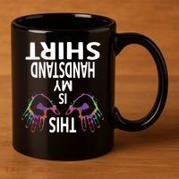 This Is My Handstand Shirts Gymnastics Gymnastics Training 11oz C Handle Ceramic Mug thumb 3