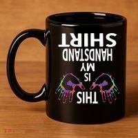 This Is My Handstand Shirts Gymnastics Gymnastics Training 11oz C Handle Ceramic Mug thumb 4
