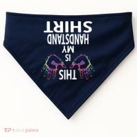 This Is My Handstand Shirts Gymnastics Gymnastics Training USA-Made Doggie Bandana thumb 0