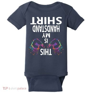 This Is My Handstand Shirts Gymnastics Gymnastics Training Baby Bodysuit