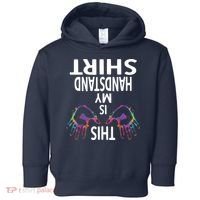 This Is My Handstand Shirts Gymnastics Gymnastics Training Toddler Hoodie thumb 0