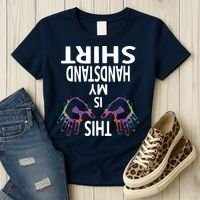This Is My Handstand Shirts Gymnastics Gymnastics Training Women's T-Shirt thumb 3