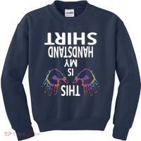 This Is My Handstand Shirts Gymnastics Gymnastics Training Kids Sweatshirt thumb 0