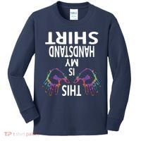 This Is My Handstand Shirts Gymnastics Gymnastics Training Kids Long Sleeve Shirt thumb 0
