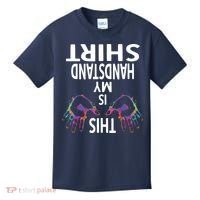 This Is My Handstand Shirts Gymnastics Gymnastics Training Kids T-Shirt thumb 0