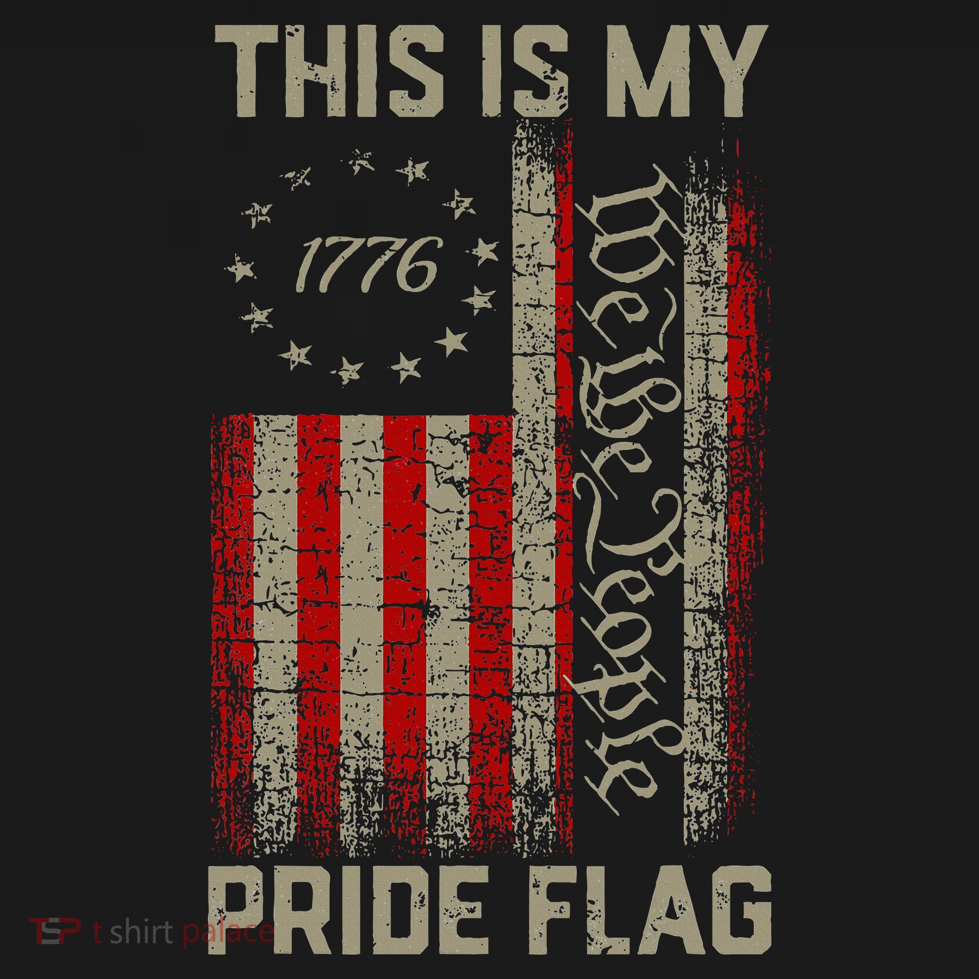 This Is My Pride Flag Usa American Doggie Tank
