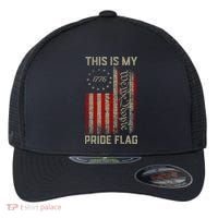 This Is My Pride Flag Usa American Flexfit Unipanel Trucker Cap thumb 0