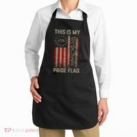 This Is My Pride Flag Usa American Apron thumb 2