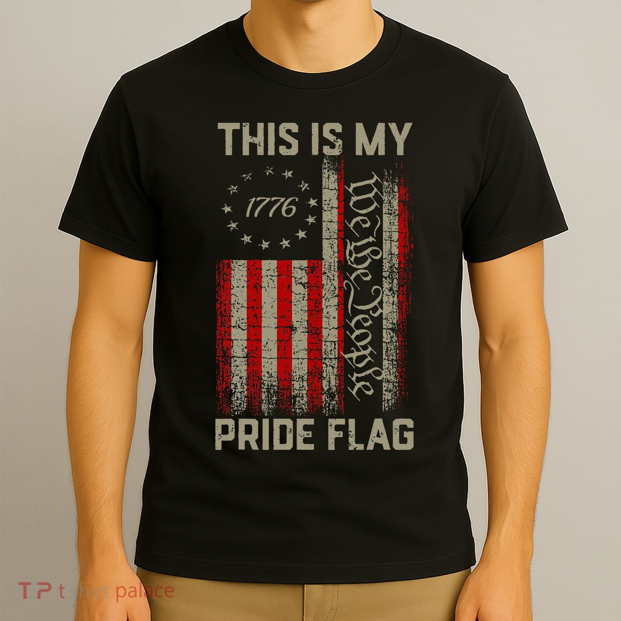 This Is My Pride Flag Usa American T-Shirt