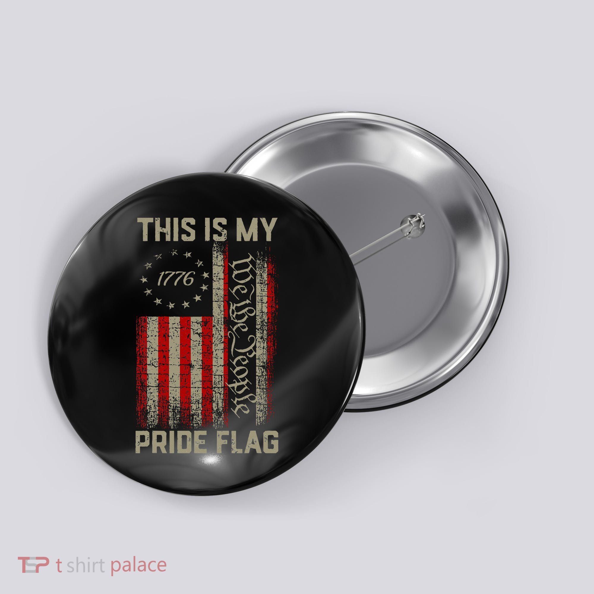 This Is My Pride Flag Usa American Button