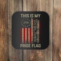 This Is My Pride Flag Usa American Coaster thumb 0