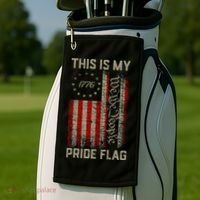 This Is My Pride Flag Usa American Golf Towel thumb 2