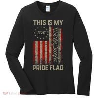 This Is My Pride Flag Usa American Women's Long Sleeve Shirt thumb 0