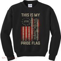 This Is My Pride Flag Usa American Kids Sweatshirt thumb 0
