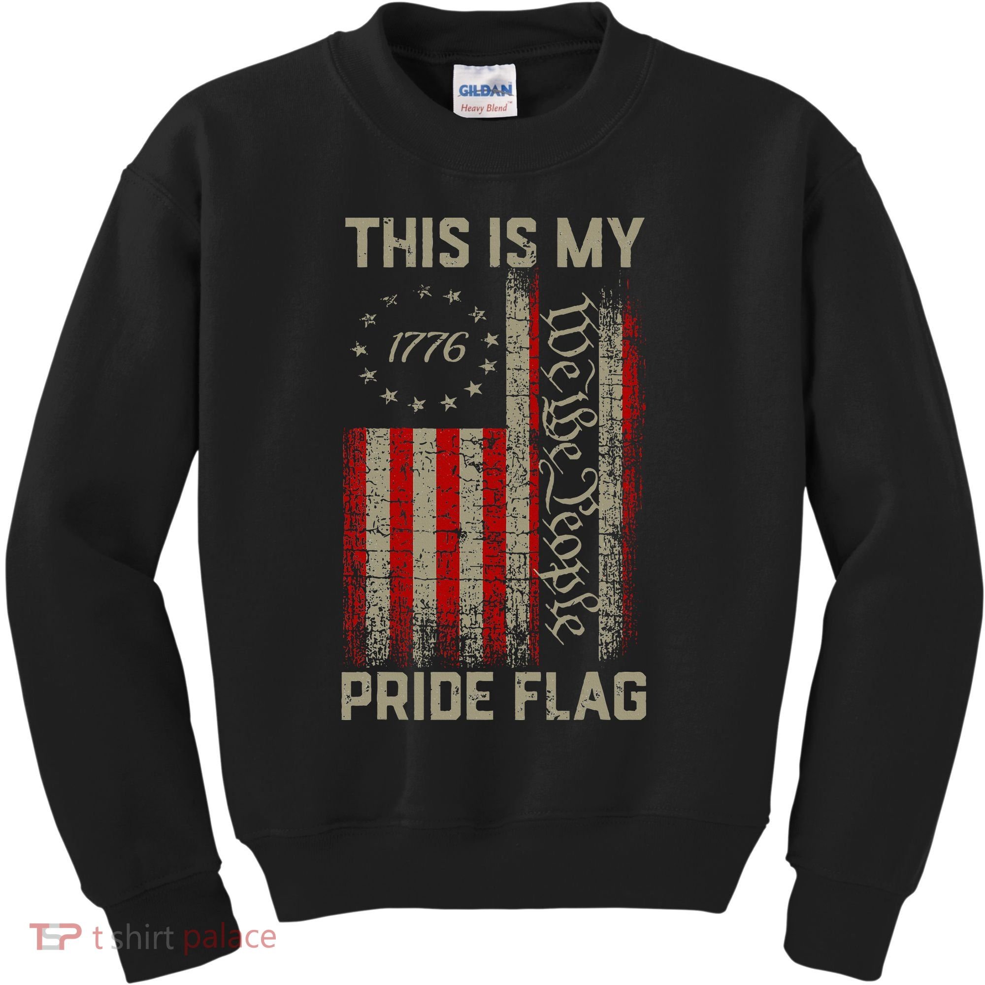 This Is My Pride Flag Usa American Kids Sweatshirt
