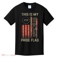 This Is My Pride Flag Usa American Kids T-Shirt thumb 0