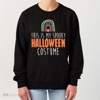 This Is My Spooky Halloween Costume Rainbow Fall Women's Sweatshirt thumb 0