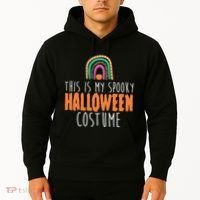 This Is My Spooky Halloween Costume Rainbow Fall Hoodie thumb 2