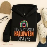 This Is My Spooky Halloween Costume Rainbow Fall Hoodie thumb 4